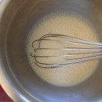 Whisk the honey into the milk